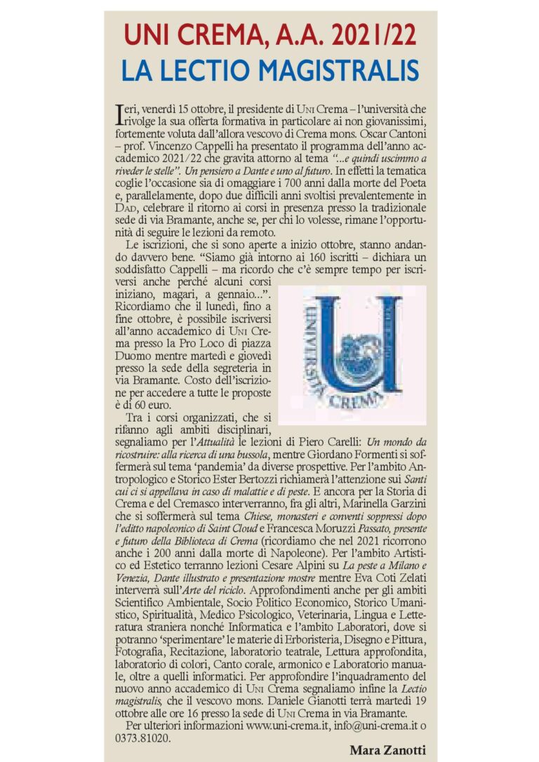 Il Nuovo Torrazzo, 16 ottobre 2022