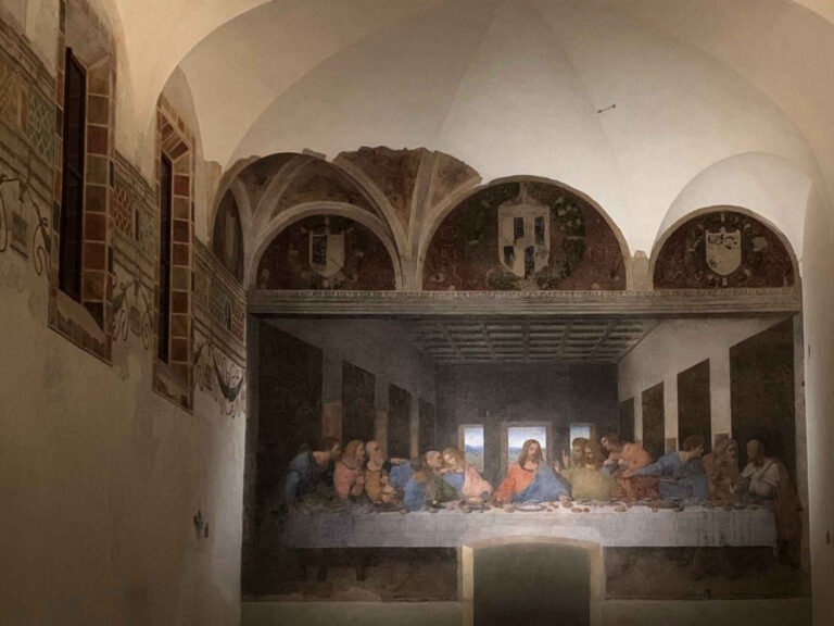 Il famoso dipinto di Leonardo.