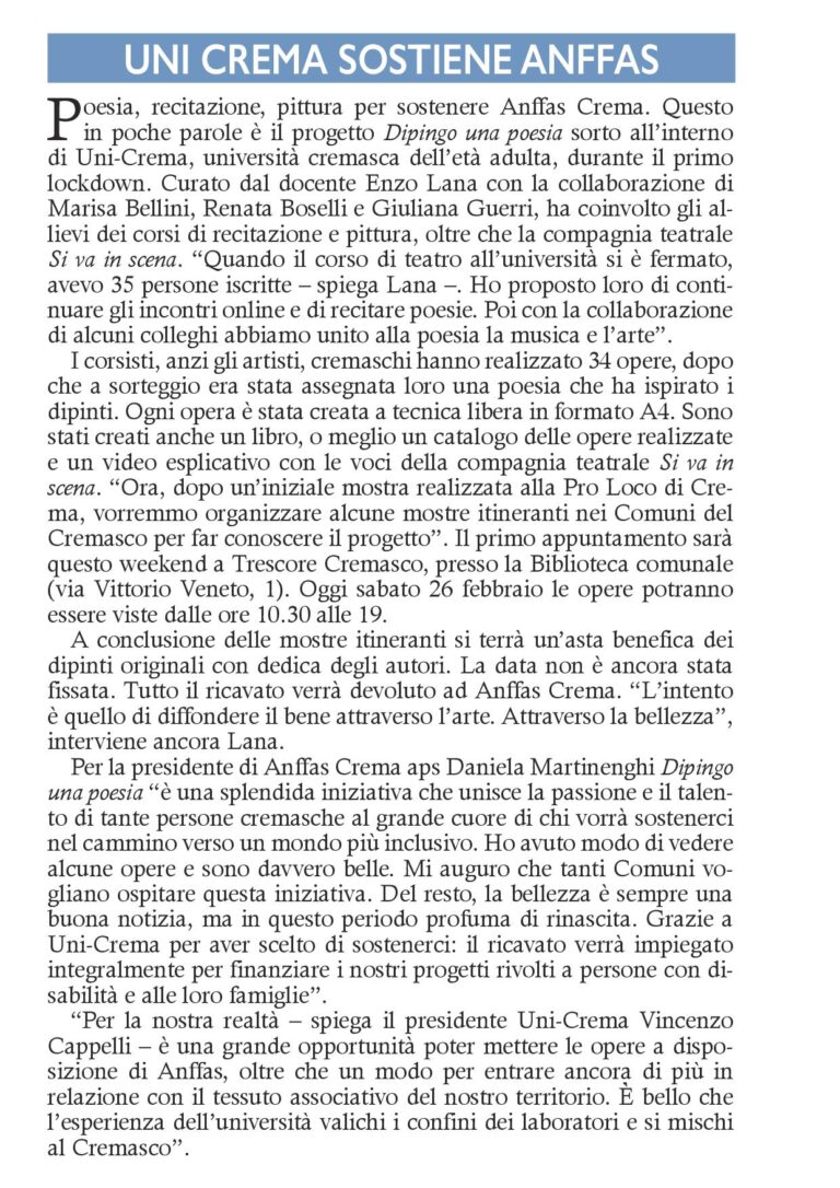 Il Nuovo Torrazzo, 26 febbraio 2022